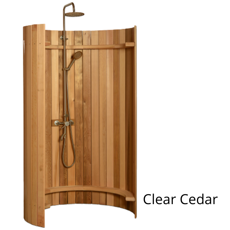 ALEKO Ellipse Curved Rinse Outdoor Shower
