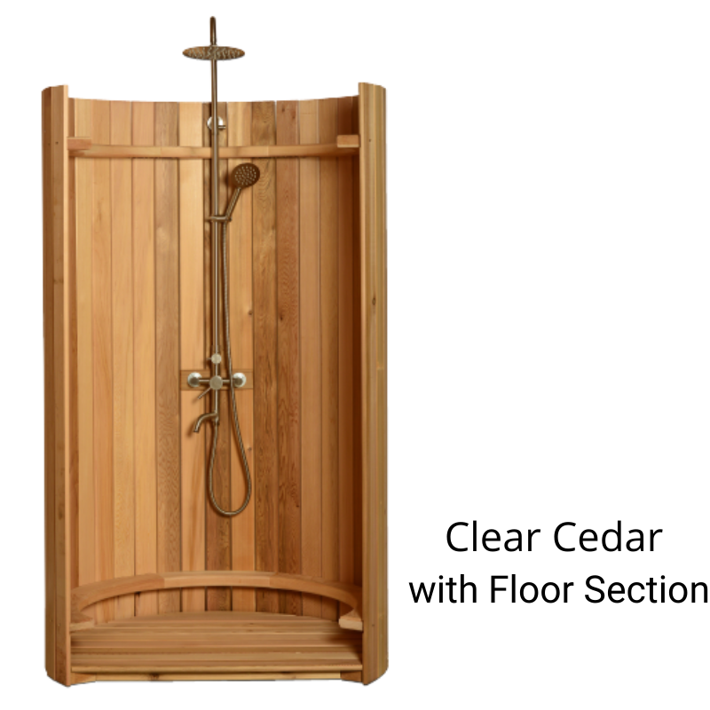 ALEKO Ellipse Curved Rinse Outdoor Shower