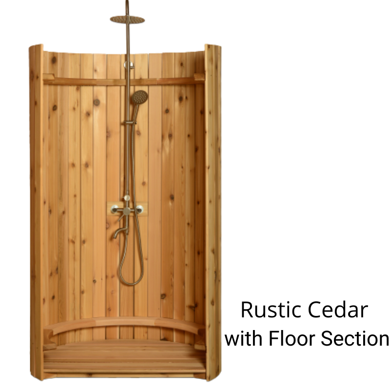 ALEKO Ellipse Curved Rinse Outdoor Shower