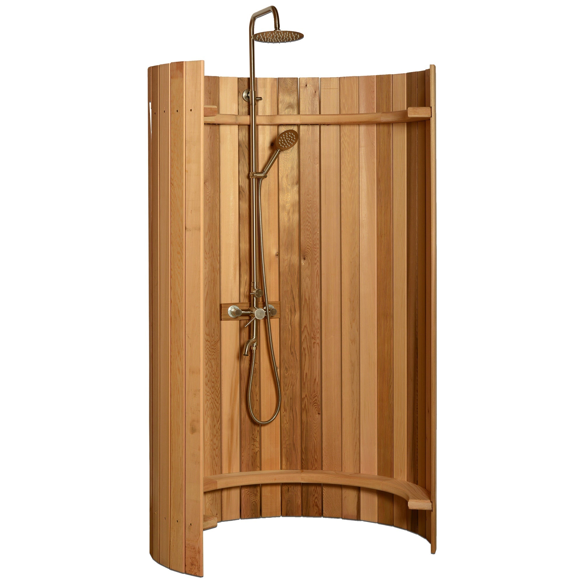 ALEKO Ellipse Curved Rinse Outdoor Shower