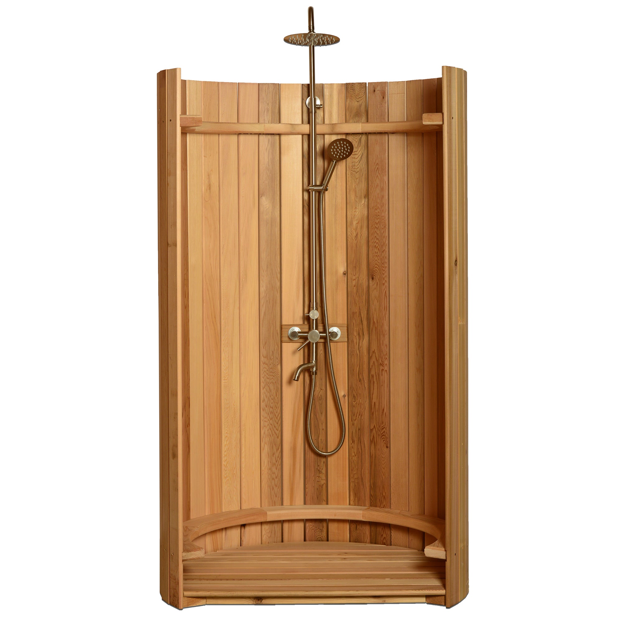 ALEKO Ellipse Curved Rinse Outdoor Shower