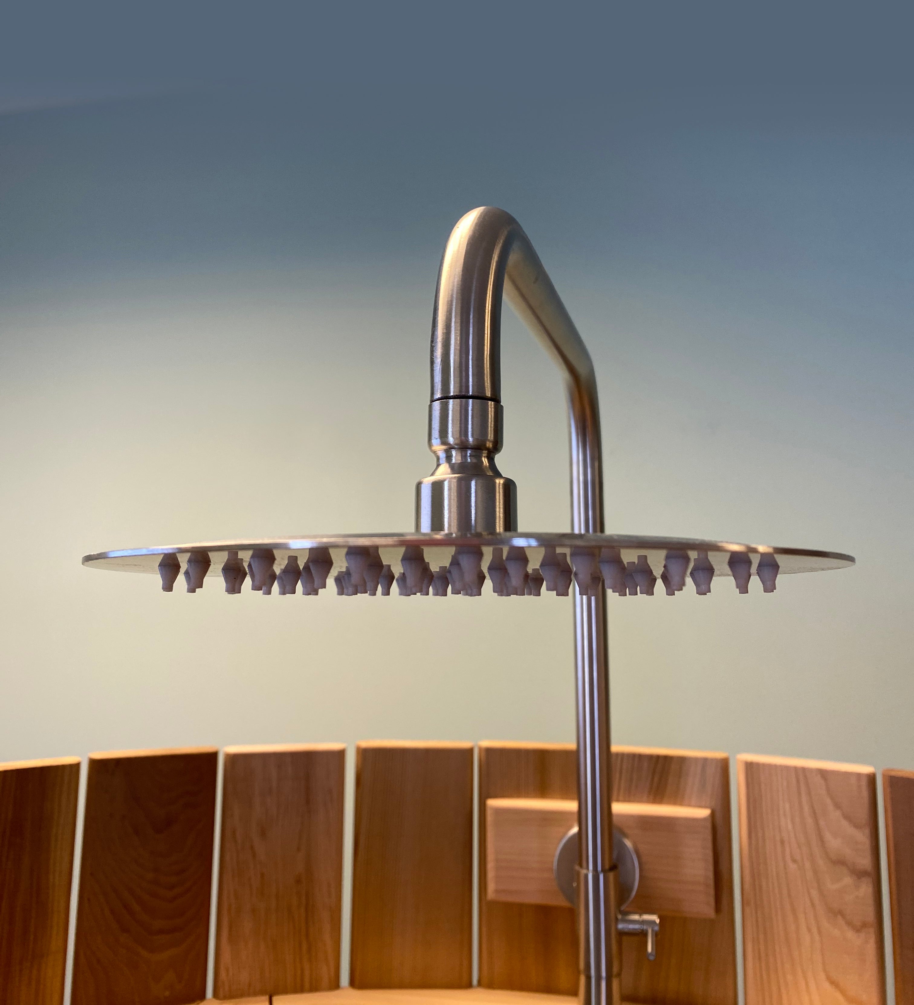 ALEKO Ellipse Curved Rinse Outdoor Shower