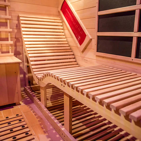 SAUNASNET Far Infrared Indoor Sauna Room with Recliner（Best Seller）