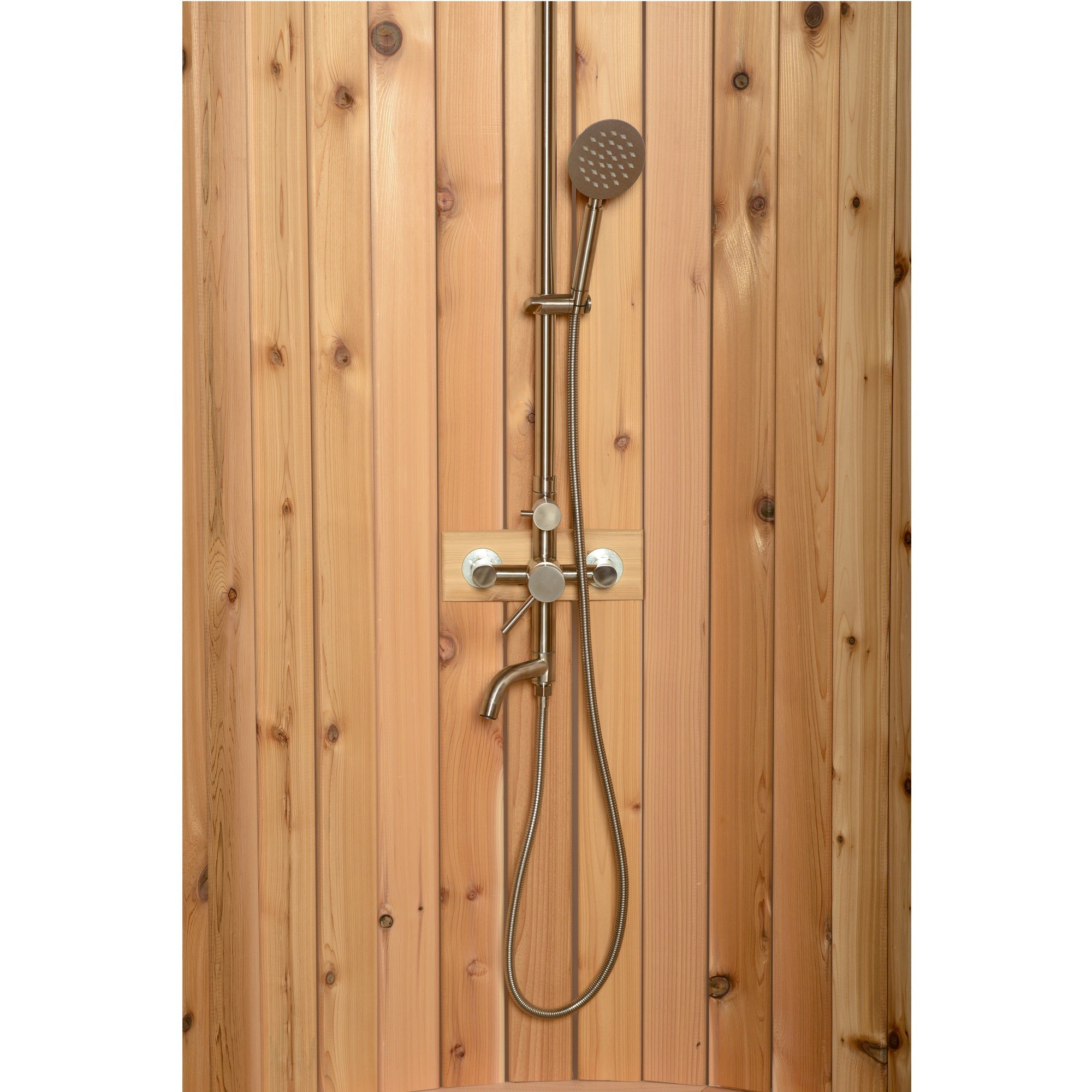 ALEKO Ellipse Curved Rinse Outdoor Shower