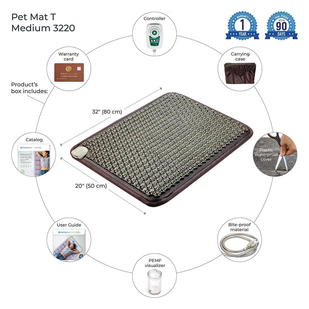 Pet Mat T Medium 3220 Firm - PEMF Inframat Pro by Healthyline